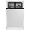 Beko Lavastoviglie Incasso 45 cm Slim 10 Coperti Cl E Scomparsa Totale DIS35023