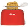 Girmi Tostapane Tosta pane 2 Fette 750W Vassoio Raccogli Briciole Rosso TP10