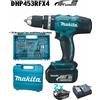 MAKITA Trapano avvitatore a batteria 18V 3.0 Ah Trapano a percussione DHP453RFX4
