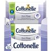 Cottonelle Carta igienica umida pura cura, ultra sensibile, 99% acqua, 12 x 42 salviette, senza profumo e ipoallergenico
