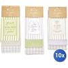 Crazystock selected 10x Bundle Canovacci Asciugapiatti X3 40X60 Pamy Cotone