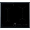 Aeg Piano Cottura Induzione 4 Fuochi (Zona Bridge) Incasso 60 cm Nero IKE64443FB