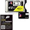 DigiQuest Cam tivùsat 4K Ultra HD certificata, 1 mese DAZN STANDARD incluso, Acc