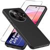 Does not apply Cover + Vetrino Vetro Compatibilità Con ZTE Blade A75 5G Protezione Cover Antiur