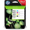 HP CARTUCCIA ORIGINALE HP 912 XL BK C M Y MULTIPACK XL HP OfficeJet Pro 8012