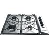 Indesit Piano Cottura incasso gas 4 Fuochi L 58 cm Inox PAA 642IX/I WE Aria