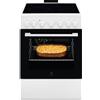 Electrolux Cucina Elettrica 4 Fuochi con Forno Elettrico A 60x60 cm LKR620066W