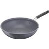 LAGOSTINA Wok Padella Antiaderente Induzione in Alluminio 28 cm Tempra Mineral
