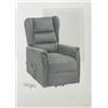 RELAXIA POLTRONA RECLINER 1 MOTORE + 2 RUOTE POSTERIORI ALICE GRIGIO SCURO COD W