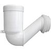 GOPLAST SRL Curva tecnica per wc sospeso disassata accorciabile Ø 110 mm scarico a parete