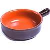 Coli Tegame in Terracotta Adatto per Forno 1 Manico cm 18 Bruna