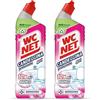 WC NET SET 2 CONFEZIONI GEL CANDEGGINA PROFUMATA 700 ML L'UNA