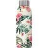 QUOKKA Solid Jungle Flora 510 ML Bottiglia d'Acqua Thermo Acciaio Inox