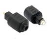 ADATTATORE PER CAVO AUDIO OTTICO DIGITALE JACK 3,5 mm FEMMINA - TOSLINK MASCHIO
