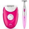 Braun Silk-épil 3 Epilatore elettrico 2 Velocità + Trimmer SE 3-420