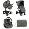 Cam Taski Sport - Passeggino Trio Leggero Modulare da 0-4 Anni 0-22 Kg Verde