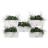 Bama Kit Fioriere Componibili Brick Kit 5 Pz Colore Grigio 6127910