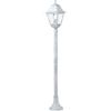 Sovil Lampione Con Colonna Old 60 W cm 18x18xH 121 Bia./Arg. Sovil 954/37