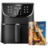 COSORI Friggitrice Ad Aria 5,5 Litri, Air Fryer, 1700W, 13 Funzioni, 85% Meno Olio, 75-