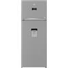 Beko Frigorifero Doppia Porta 455 Lt Classe E No Frost Metal Look RDNE455E40DXBN