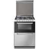 Candy Cucina a Gas con Forno Elettrico e Lavastoviglie 60x60 Argento TRIO4GXNT/1