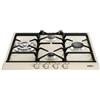 Smeg Piano cottura da incasso a gas 4 Fuochi colore Crema - SR764PO