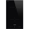 Smeg Piano Cottura Ceramico 2 Fuochi 30 cm Vetro-Ceramica Nero SE232TD1