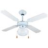 Zephir Ventilatore Soffitto Luce 4 Pale Lampadario ø 107 cm - ZFS9107B