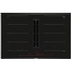 Bosch Piano Cottura 4 Fuochi Induzione con Cappa Integrata 82 cm Nero PXX875D57E