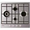 Candy Piano Cottura 4 Fuochi a Gas 60 cm Incasso Inox CHW6D4WX Timeless