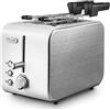 De Longhi Tostapane per Toast 2 Fette 550W 6 Livelli cottura - CTX 2203.W