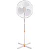 Vinco Ventilatore a Piantana da Terra 3 Pale 40 cm Oscillante 45 W Bianco 70703