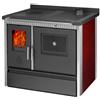 La Nordica Cucina a Legna con Forno 12kW 340 m3 98,5x65 cm Inox 035047 Exclusive