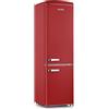 Severin Frigorifero Combinato Retrò 244 Lt Classe D Statico Rosso RKG 8917