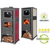 K-Line Stufa a Legna con Forno in Ghisa 11,3 kW 147 mc Crema 941530 Kalorosa