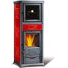 Nordica Extraflame Stufa a Legna Ghisa Forno 9 Kw Bordeaux Rossella Plus Evo