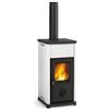 Nordica Extraflame Stufa a Legna Ghisa 7.0 kW 201 m3 Bianco 7119387 Tea 5.0