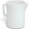 Giganplast Caraffa Graduata 5 Litri in Plastica Becco versatore Bianco 1750HD4