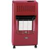 Bartolini Stufa a Gas Bombola GPL Infrarossi 4.2 kW Rosso IB206IT