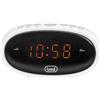 TREVI Orologio Sveglia Digitale 2 allarmi Funzione Snooze Bianco 0088001 EC 880