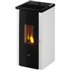 Pegaso Stufa a Pellet Ventilata 7 kW 15 Kg Volume 168 m3 Bianco 7020030 Vera 7.0