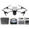 DJI Air 3S Combo Fly More (RC 2 con schermo), drone con fotocamera grandangolare CMOS 1 e teleobiettivo medio per adulti, 4K/60fps, rilevamento omnidirezionale e 3 batterie per volare più a lungo