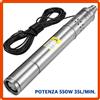 Elettropompa pompa sommersa per pozzi pozzo 0,75 HP sommergibile acque chiare