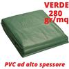 Telo occhiellato impermeabile 2x3 Telone copritutto pesante bianco trasparente