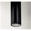 ELICA TUBE PRO ISLAND BL/A/43 CAPPA ISOLA ASPIRANTE LED 256 W 603 m/h NERO