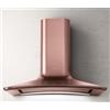 ELICA SWEET COPPER/F/85 CAPPA PARETE FILTRANTE 85CM ILL. LED RAME