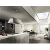 ELICA IKONA MAXXI PURE IX/F/120 CAPPA A ISOLA FILTRANTE INOX 120 CM ILL. LED
