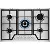 ELECTROLUX KGS7536SX PIANO COTTURA 75CM 5FUOCHI GAS SLIM PROFILE INOX