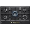 ELECTROLUX KGS9536RN PIANO COTTURA A GAS 90 CM 5 BRUCIATORI NERO OPACO