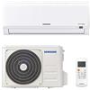 Samsung AR30 Malibu, Climatizzatore Monosplit in pompa di calore, 12000 BTU, GAS R32, AR12TXHQBWKNEU+AR12TXHQBWKXEU, [Classe di efficienza energetica A++/A]